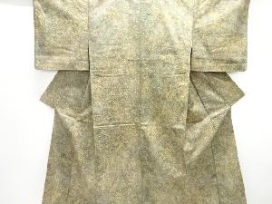 草葉模様小紋着物